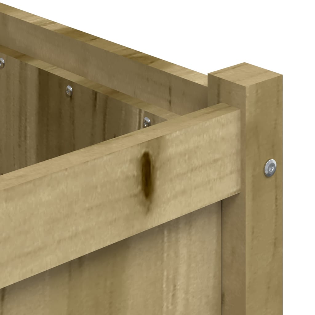 Plantenbak 90x50x70 cm geïmpregneerd grenenhout is nu te koop bij PeponiXL, paradijselijk wonen!