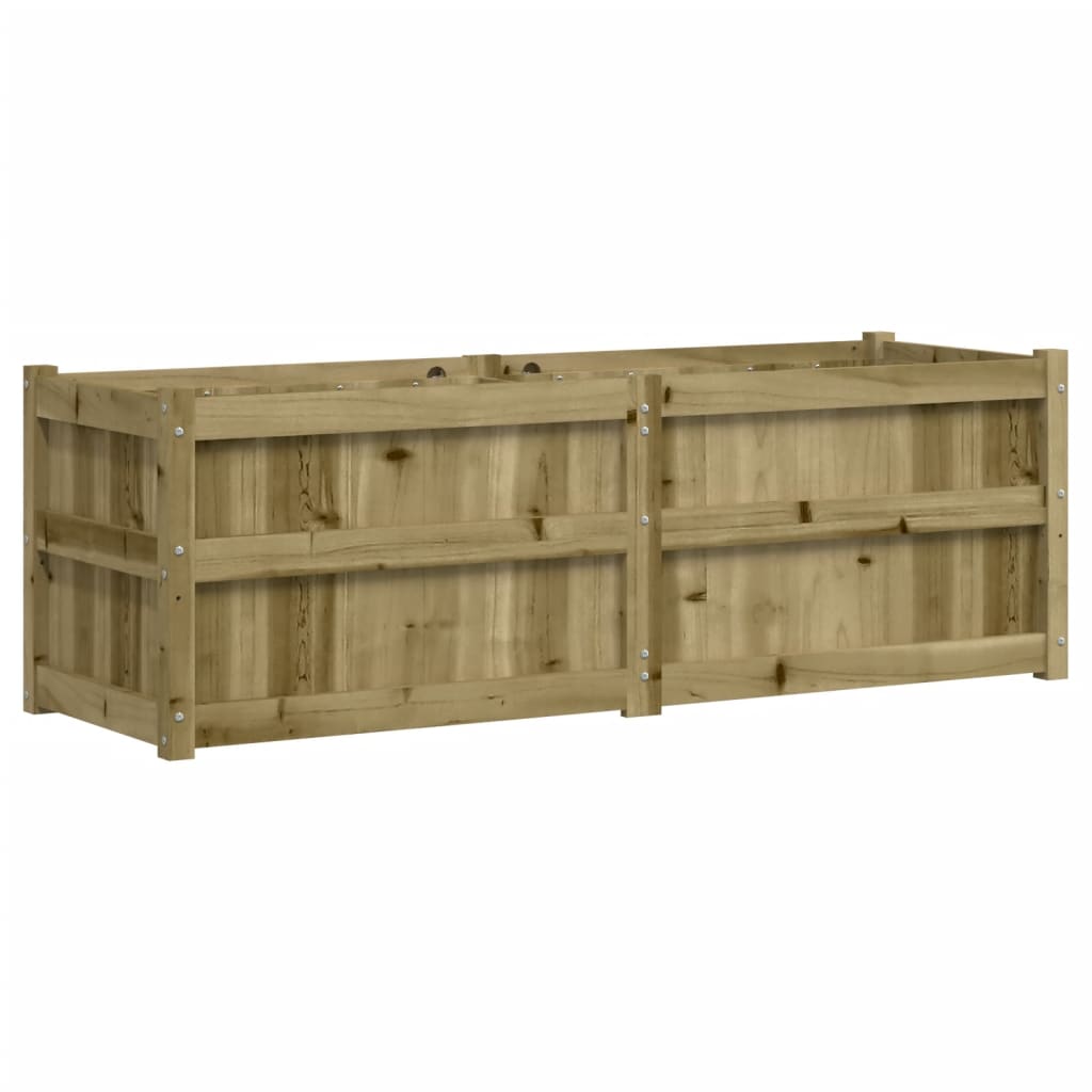 Plantenbak 150x50x50 cm geïmpregneerd grenenhout is nu te koop bij PeponiXL, paradijselijk wonen!