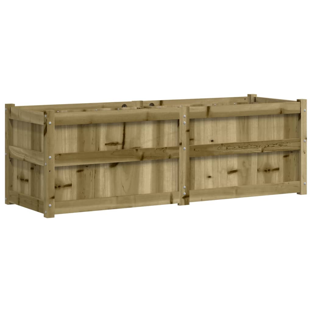 Plantenbak 150x50x50 cm geïmpregneerd grenenhout is nu te koop bij PeponiXL, paradijselijk wonen!