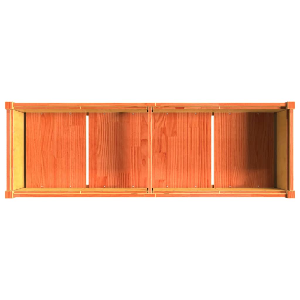 Plantenbak 150x50x70 cm massief grenenhout wasbruin is nu te koop bij PeponiXL, paradijselijk wonen!
