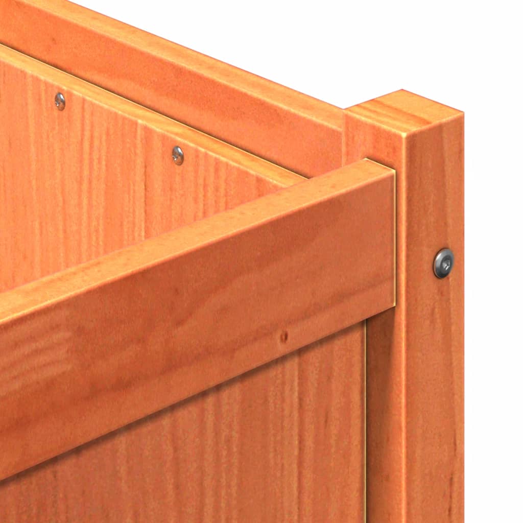 Plantenbak 150x50x70 cm massief grenenhout wasbruin is nu te koop bij PeponiXL, paradijselijk wonen!