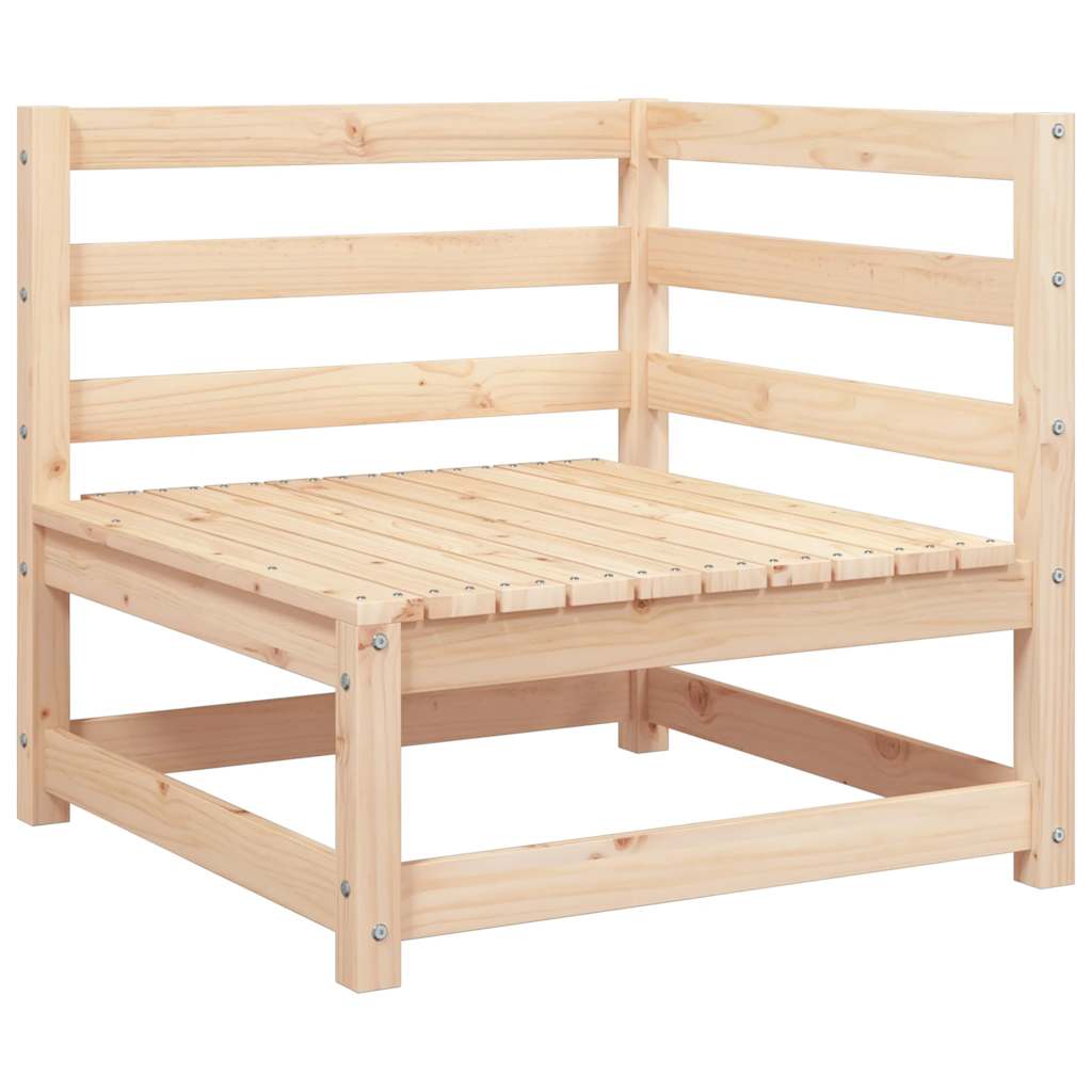 Tuinhoekbank 70x70x67 cm massief grenenhout is nu te koop bij PeponiXL, paradijselijk wonen!