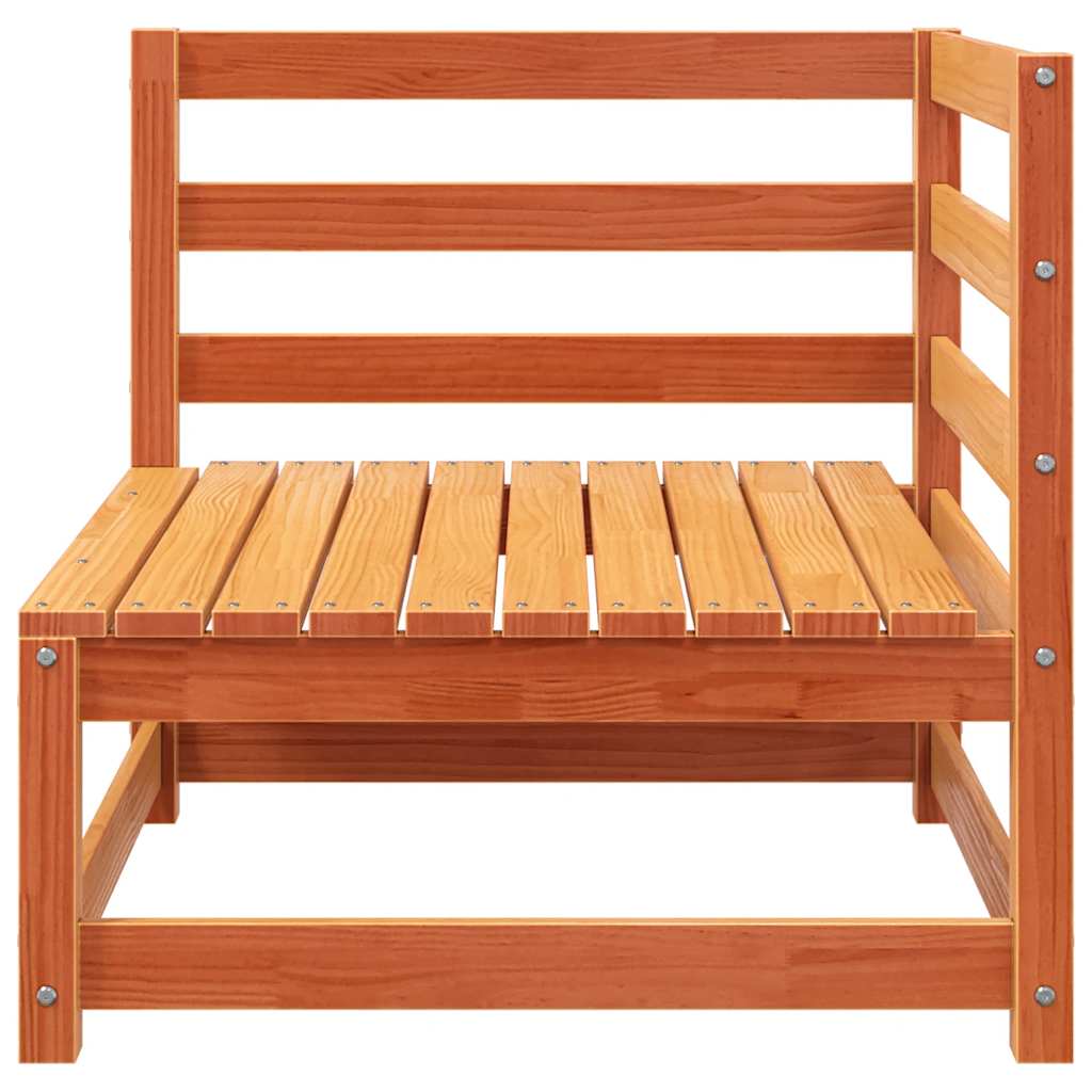 Tuinhoekbank 2 st 70x70x67 cm massief grenenhout wasbruin is nu te koop bij PeponiXL, paradijselijk wonen!