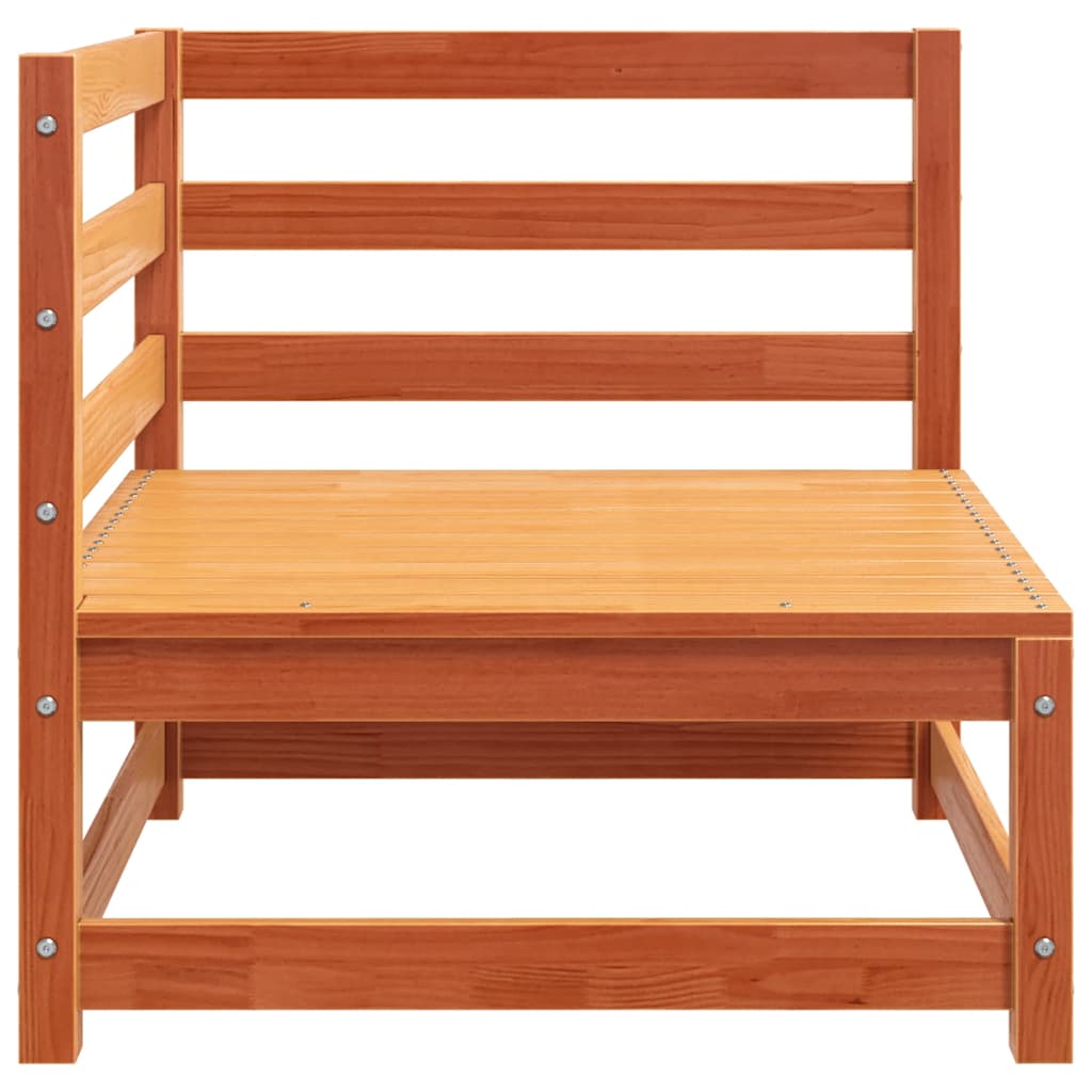 Tuinhoekbank 2 st 70x70x67 cm massief grenenhout wasbruin is nu te koop bij PeponiXL, paradijselijk wonen!