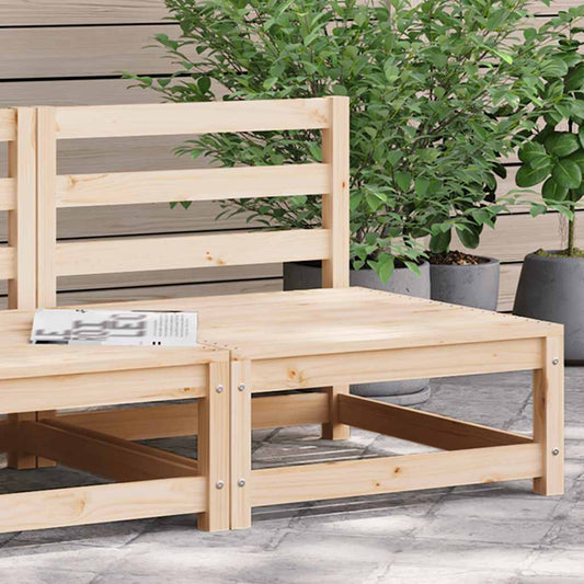 Tuinbank zonder armleuningen 70x70x67 cm massief grenenhout is nu te koop bij PeponiXL, paradijselijk wonen!