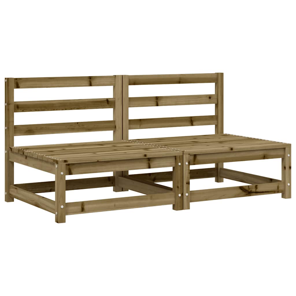 Tuinbanken 2 st zonder armleuning 70x70x67 cm grenenhout is nu te koop bij PeponiXL, paradijselijk wonen!