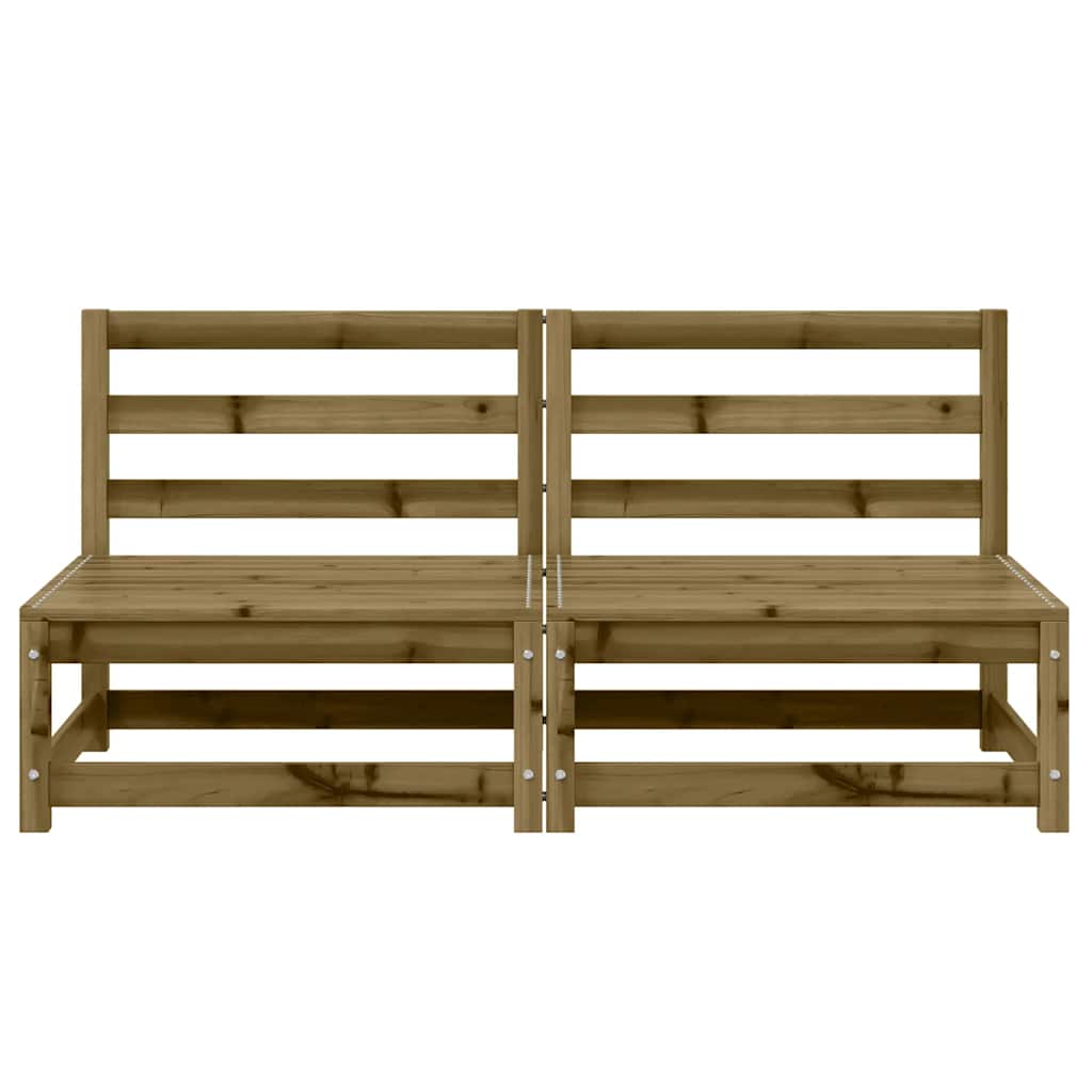 Tuinbanken 2 st zonder armleuning 70x70x67 cm grenenhout is nu te koop bij PeponiXL, paradijselijk wonen!