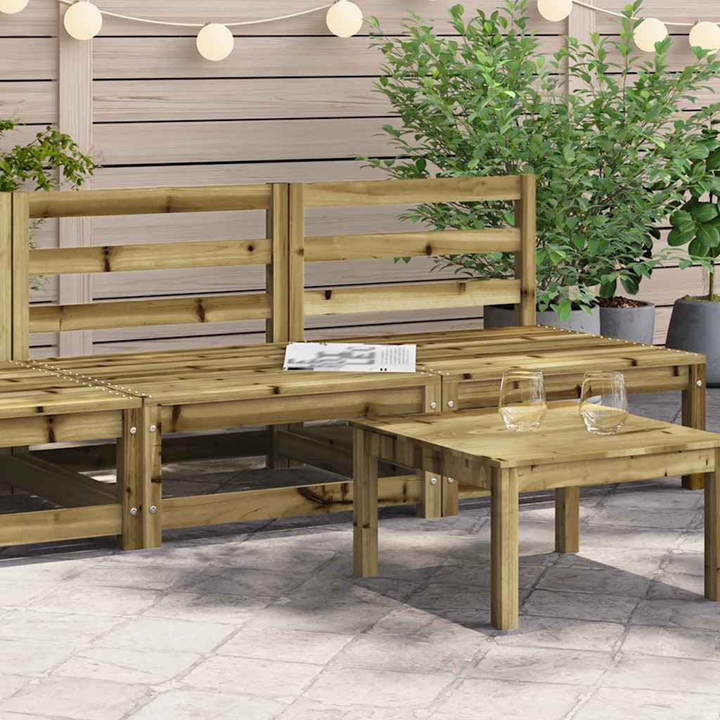 Tuinbanken 2 st zonder armleuning 70x70x67 cm grenenhout is nu te koop bij PeponiXL, paradijselijk wonen!