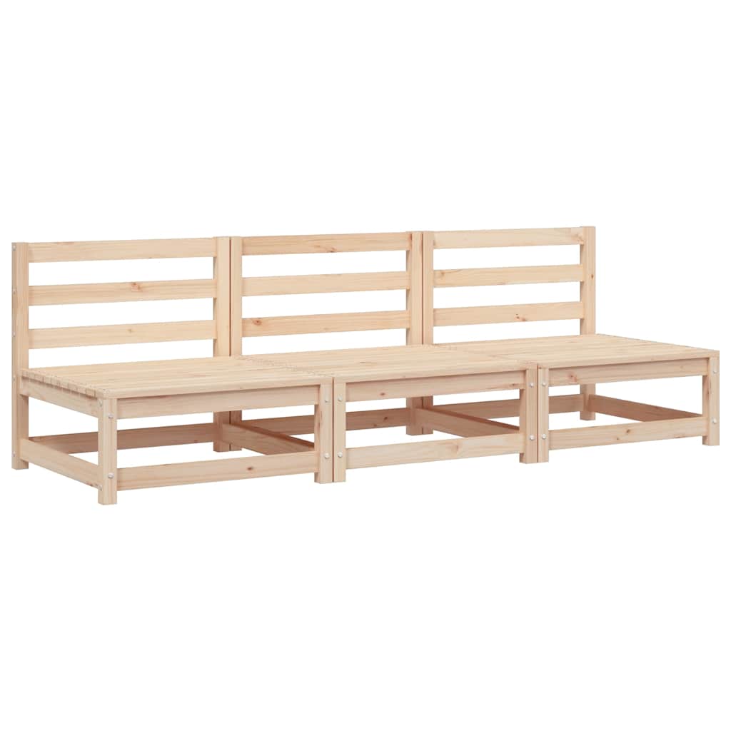 Tuinbank zonder armleuningen 3 st 70x70x67 cm grenenhout is nu te koop bij PeponiXL, paradijselijk wonen!