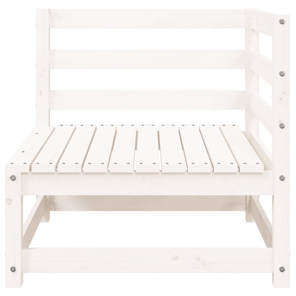Tuinbank 3-zits massief grenenhout wit is nu te koop bij PeponiXL, paradijselijk wonen!