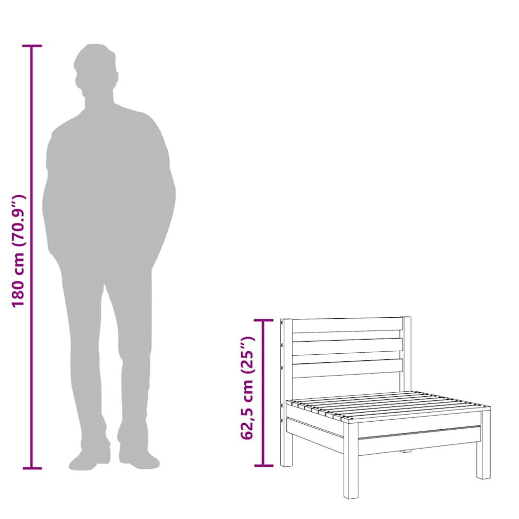 Tuinbanken 2 st zonder armleuning massief douglashout is nu te koop bij PeponiXL, paradijselijk wonen!