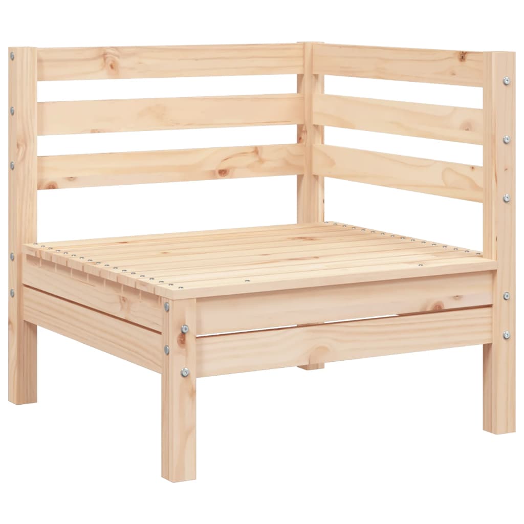 Tuinbank 2-zits met voetenbank massief grenenhout is nu te koop bij PeponiXL, paradijselijk wonen!