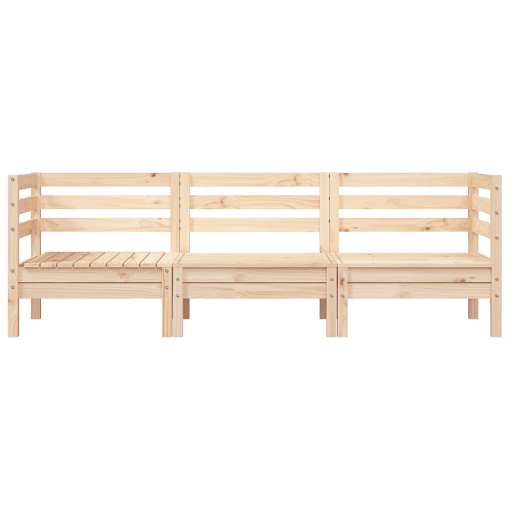 Tuinbank 3-zits massief grenenhout is nu te koop bij PeponiXL, paradijselijk wonen!