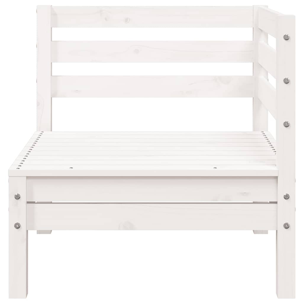 Tuinbank 3-zits massief grenenhout wit is nu te koop bij PeponiXL, paradijselijk wonen!