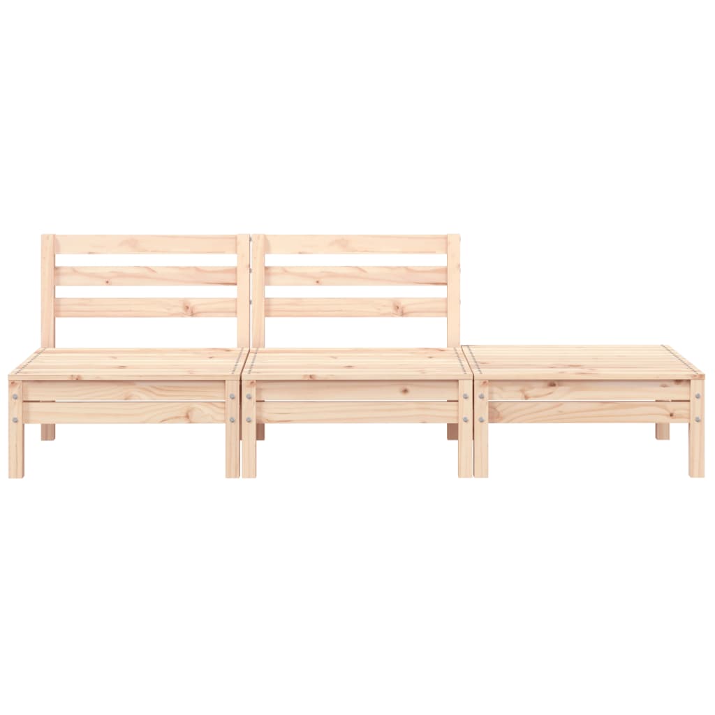 Tuinbank 3-zits massief grenenhout is nu te koop bij PeponiXL, paradijselijk wonen!