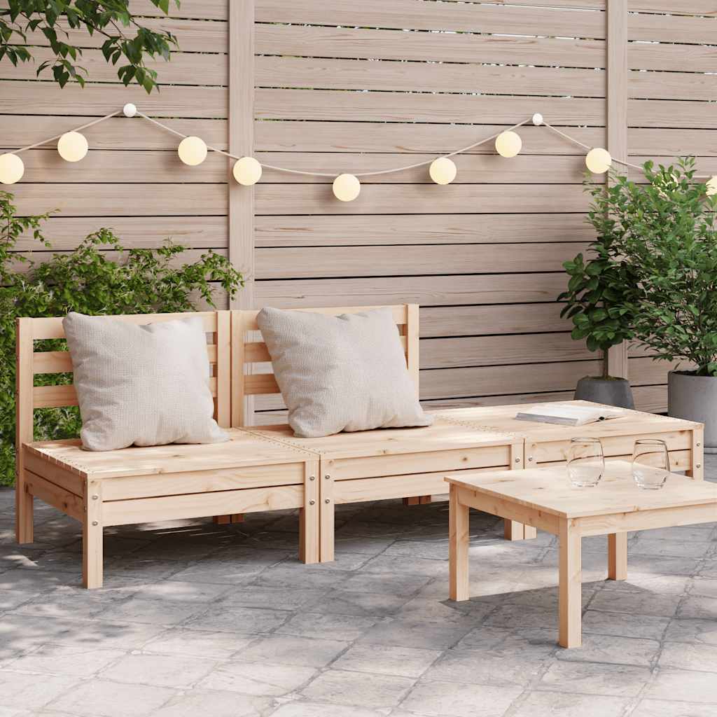 Tuinbank 3-zits massief grenenhout is nu te koop bij PeponiXL, paradijselijk wonen!