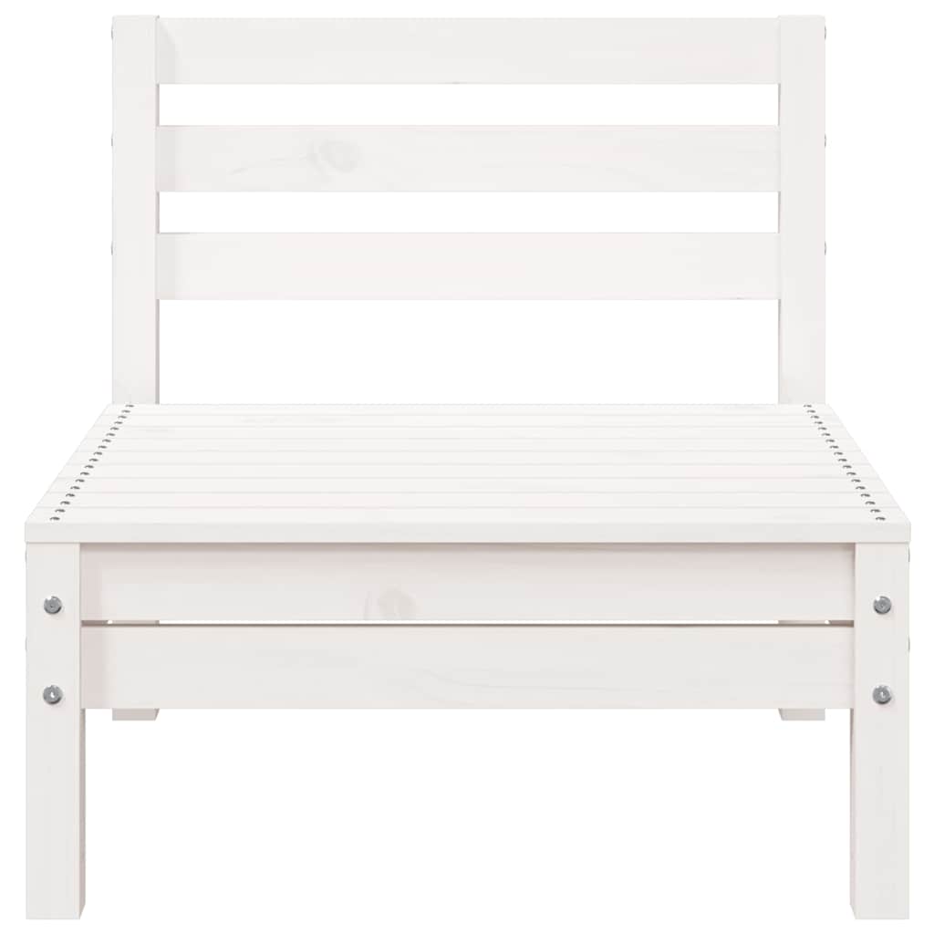 Tuinbank 3-zits massief grenenhout wit is nu te koop bij PeponiXL, paradijselijk wonen!