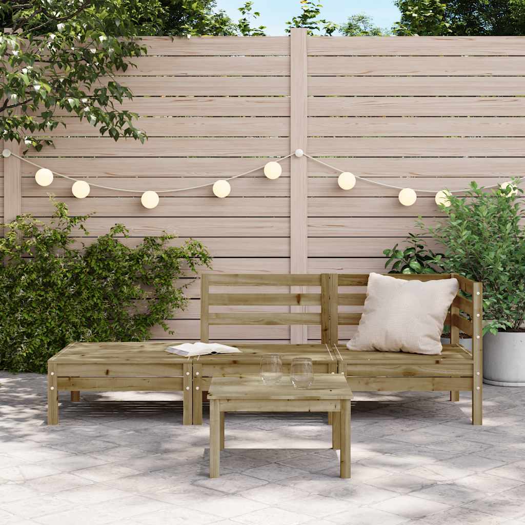 Tuinbank 3-zits geïmpregneerd grenenhout is nu te koop bij PeponiXL, paradijselijk wonen!