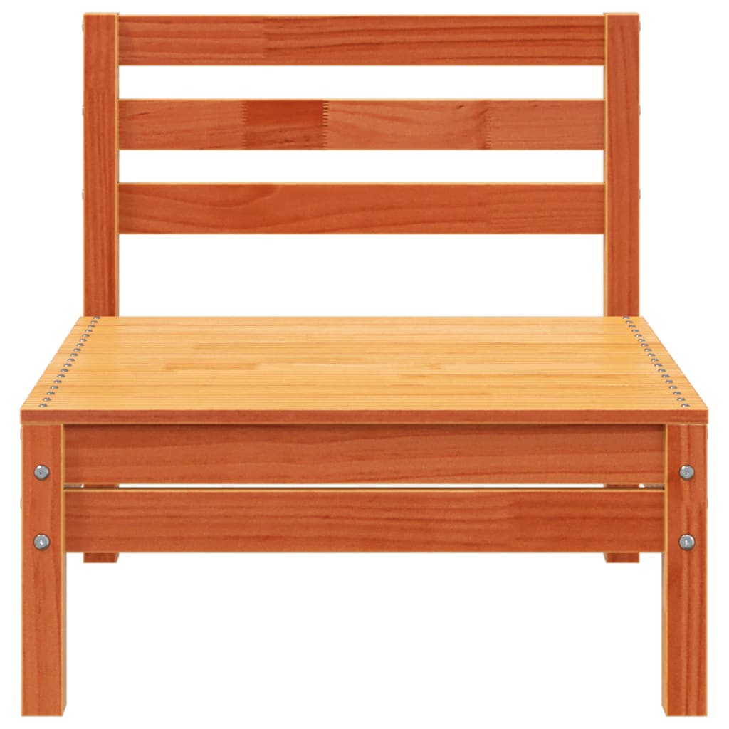 Tuinbank 3-zits met voetenbank massief grenenhout wasbruin is nu te koop bij PeponiXL, paradijselijk wonen!