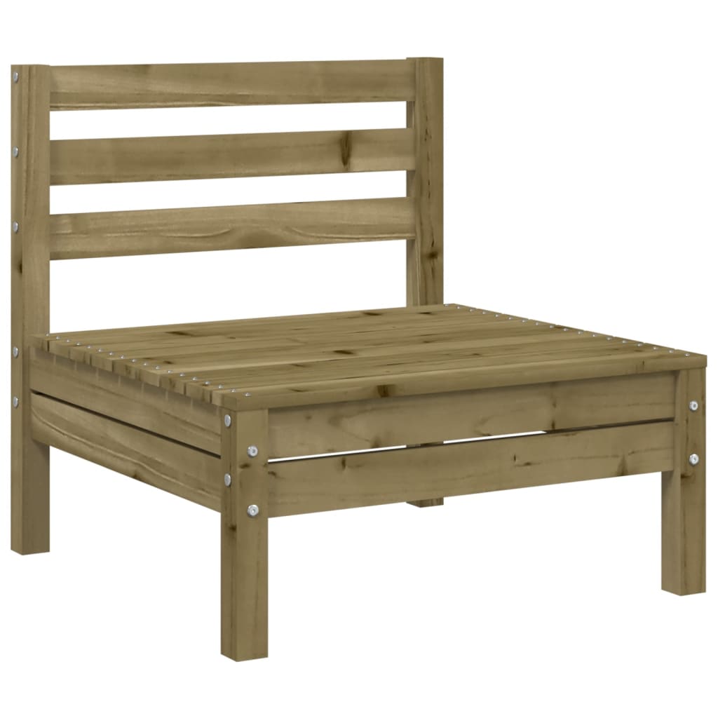 Tuinbank 3-zits met voetenbank geïmpregneerd hout wasbruin is nu te koop bij PeponiXL, paradijselijk wonen!