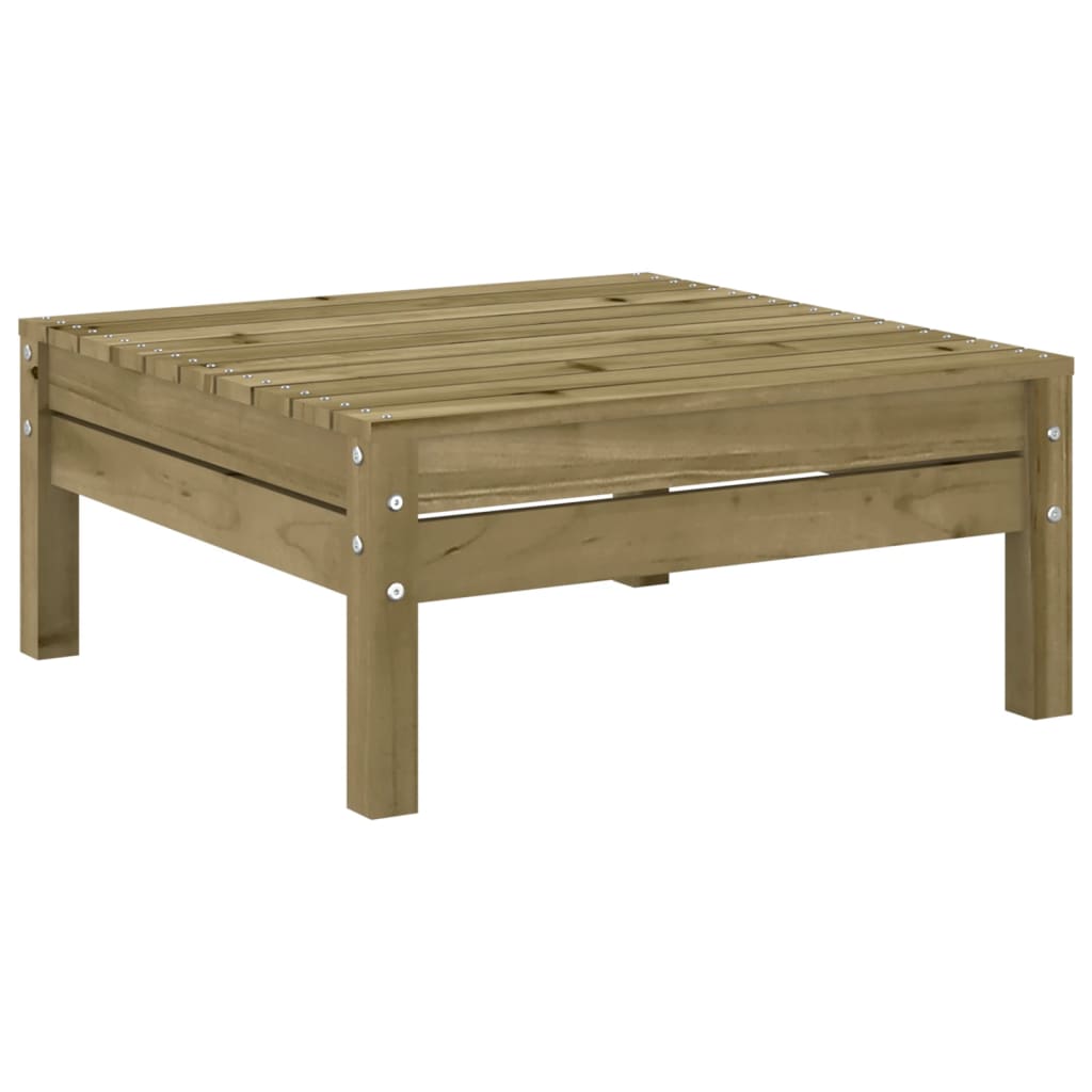 Tuinbank 3-zits met voetenbank geïmpregneerd hout wasbruin is nu te koop bij PeponiXL, paradijselijk wonen!