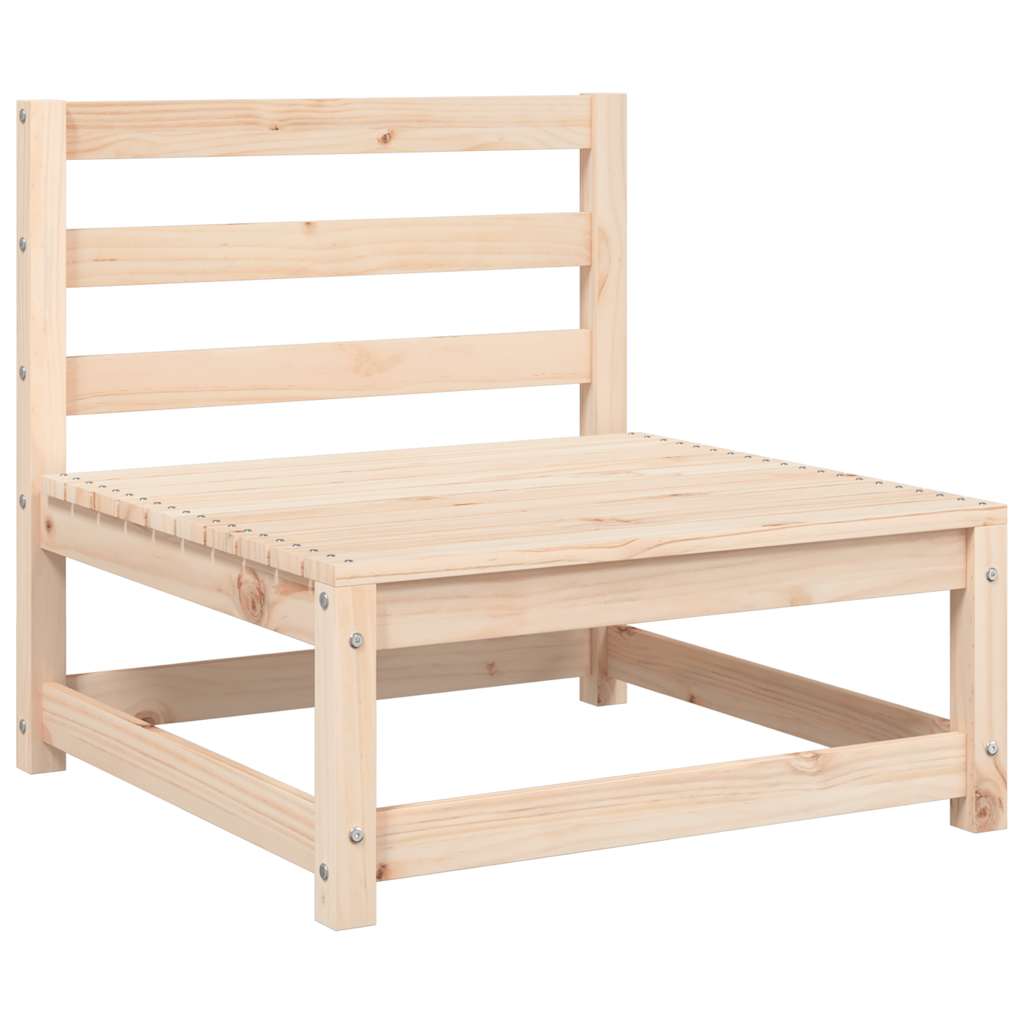 Tuinbank zonder armleuningen met kussens massief grenenhout is nu te koop bij PeponiXL, paradijselijk wonen!