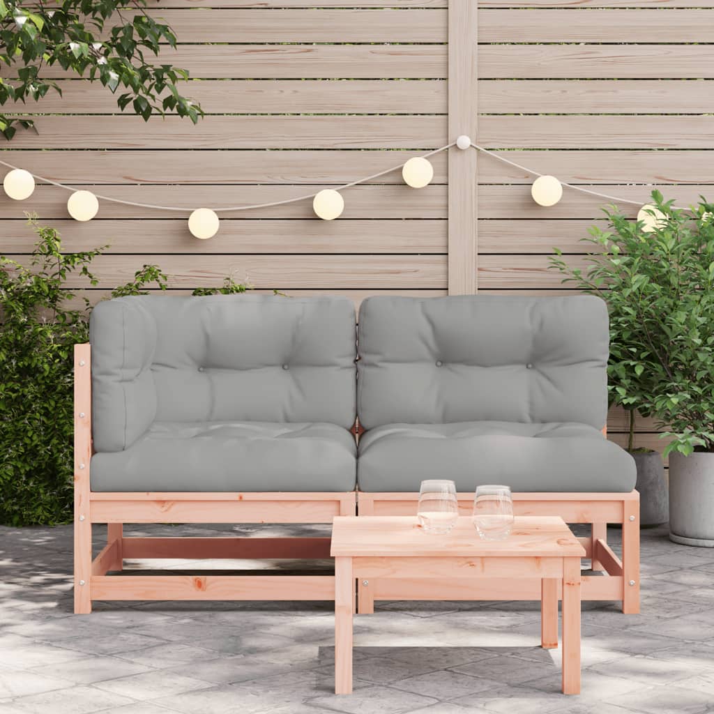 Tuinbank 2-zits met kussens massief douglashout is nu te koop bij PeponiXL, paradijselijk wonen!
