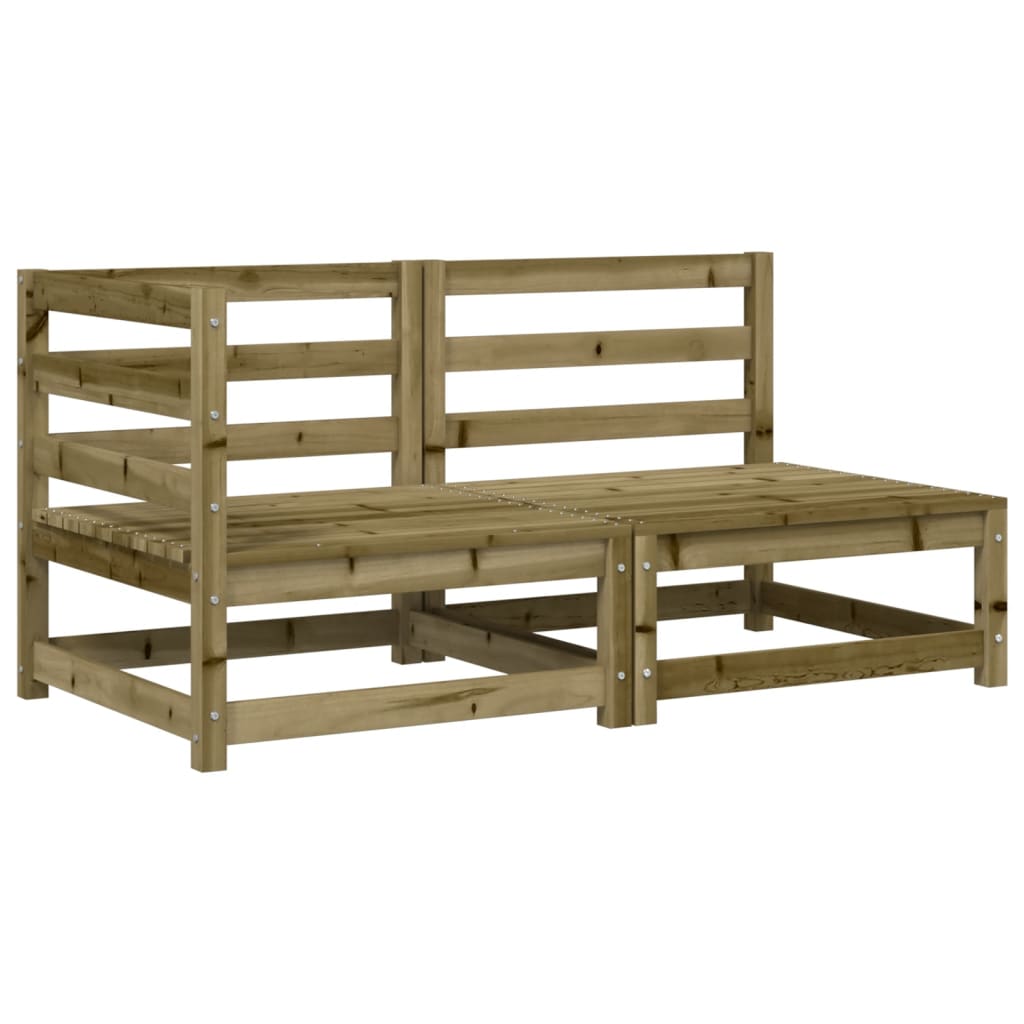 Tuinbank 2-zits met kussens geïmpregneerd grenenhout is nu te koop bij PeponiXL, paradijselijk wonen!