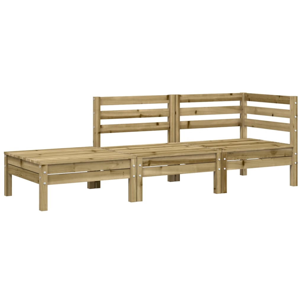 Tuinbank 3-zits met kussens en voetenbank is nu te koop bij PeponiXL, paradijselijk wonen!