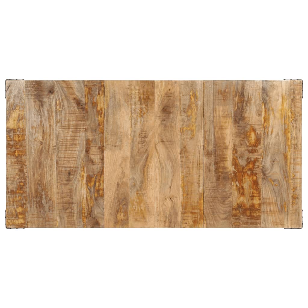 Eettafel 160x80x75 cm massief mangohout is nu te koop bij PeponiXL, paradijselijk wonen!