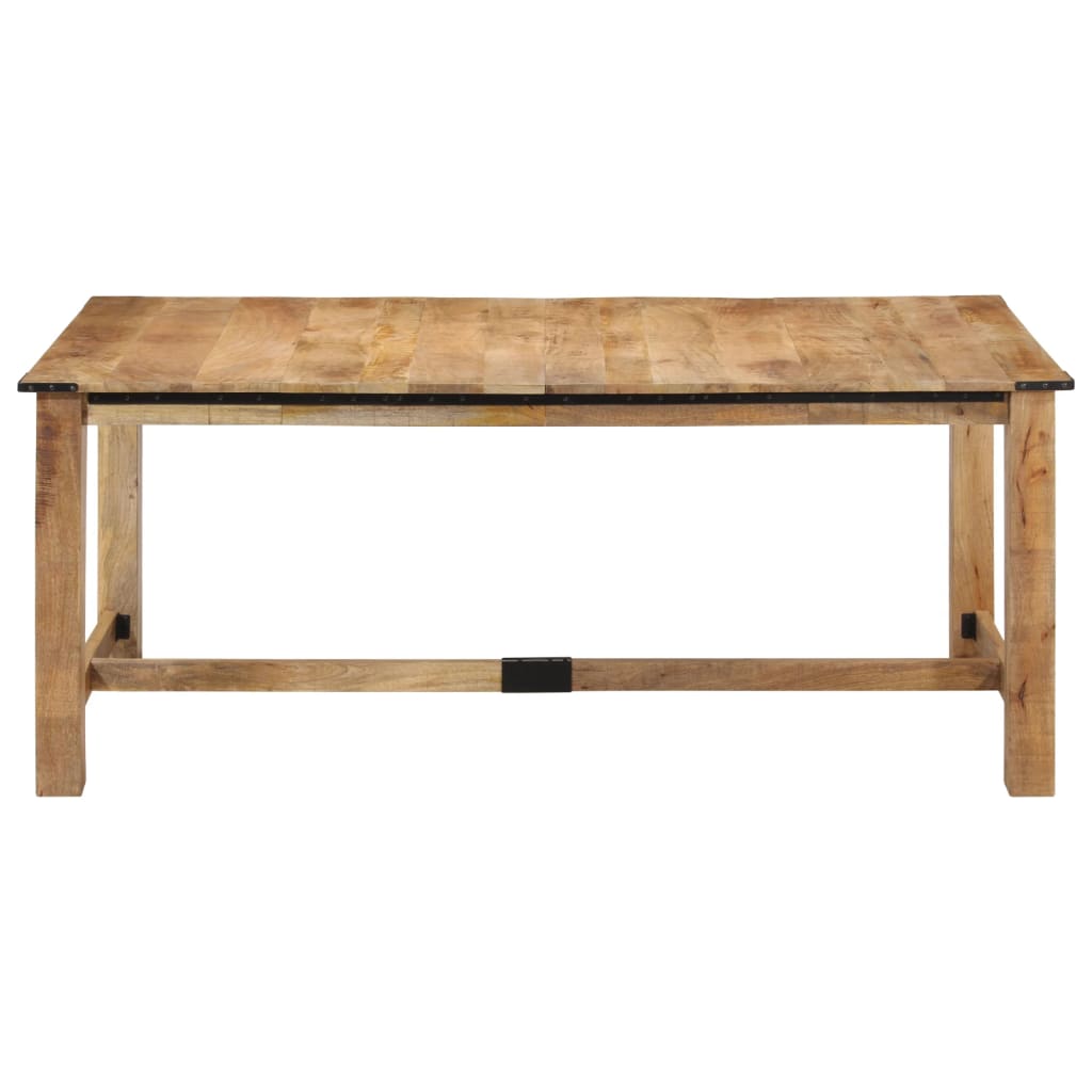 Eettafel 180x90x75 cm massief mangohout is nu te koop bij PeponiXL, paradijselijk wonen!