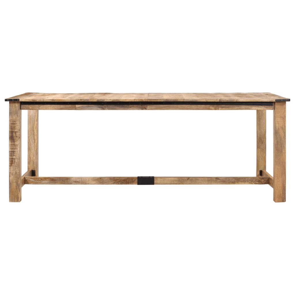 Eettafel 200x100x75 cm massief mangohout is nu te koop bij PeponiXL, paradijselijk wonen!