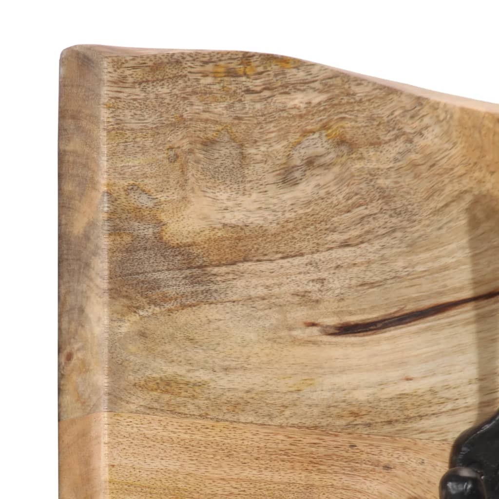 Wandkapstok met 4 haken massief mangohout is nu te koop bij PeponiXL, paradijselijk wonen!