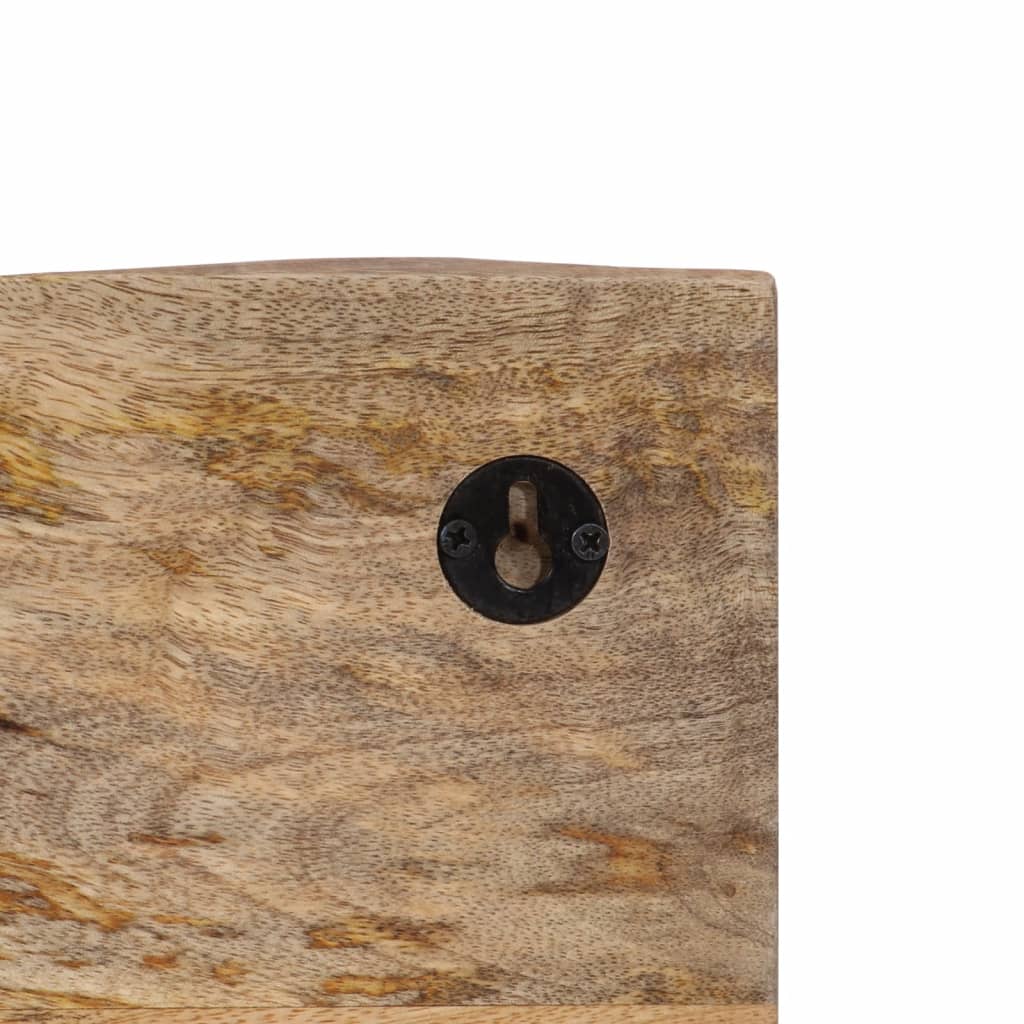 Wandkapstok met 4 haken massief mangohout is nu te koop bij PeponiXL, paradijselijk wonen!