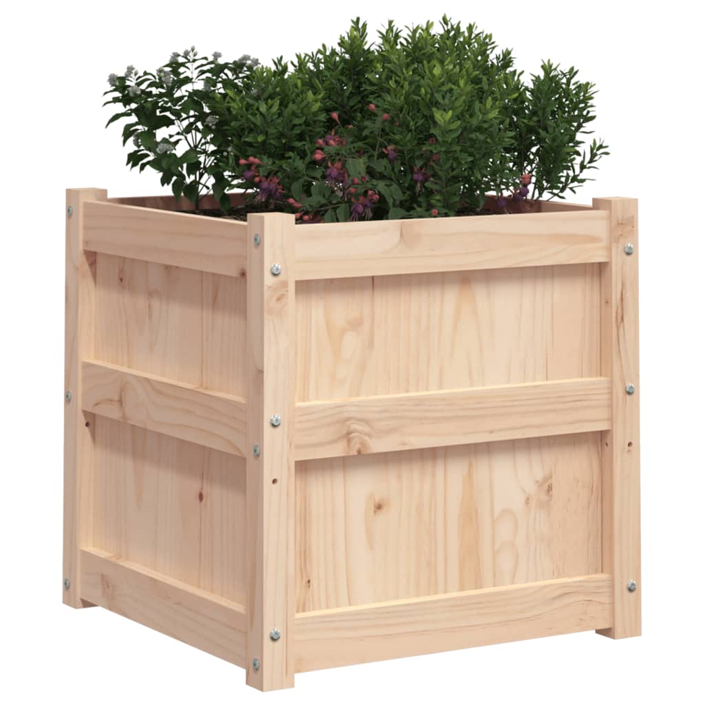 Plantenbakken 2 st cm massief grenenhout is nu te koop bij PeponiXL, paradijselijk wonen!