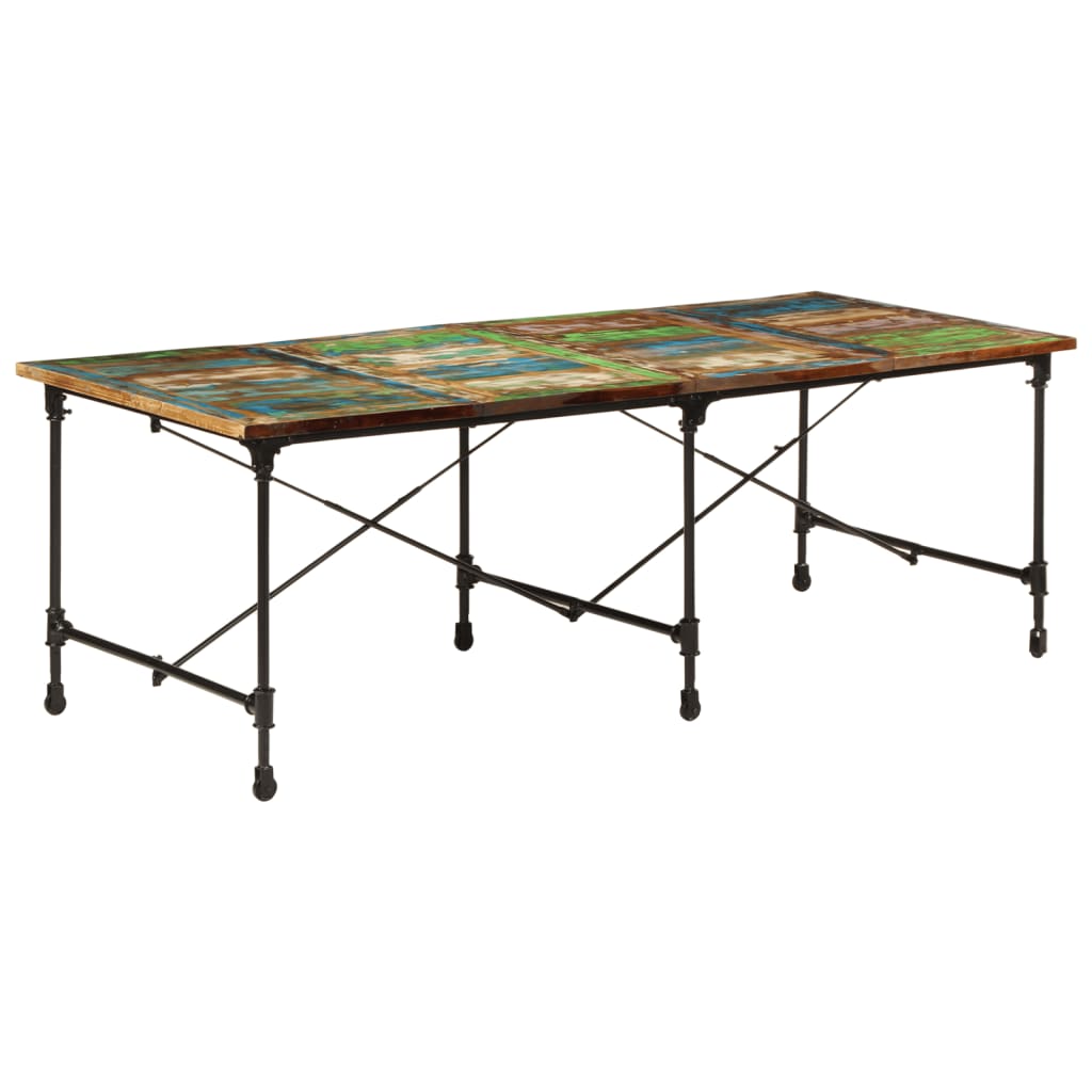 Eettafel 220x90x77 cm massief gerecycled hout is nu te koop bij PeponiXL, paradijselijk wonen!
