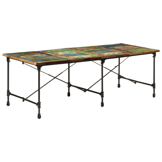 Eettafel 220x90x77 cm massief gerecycled hout is nu te koop bij PeponiXL, paradijselijk wonen!