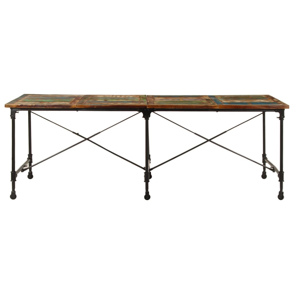 Eettafel 220x90x77 cm massief gerecycled hout is nu te koop bij PeponiXL, paradijselijk wonen!