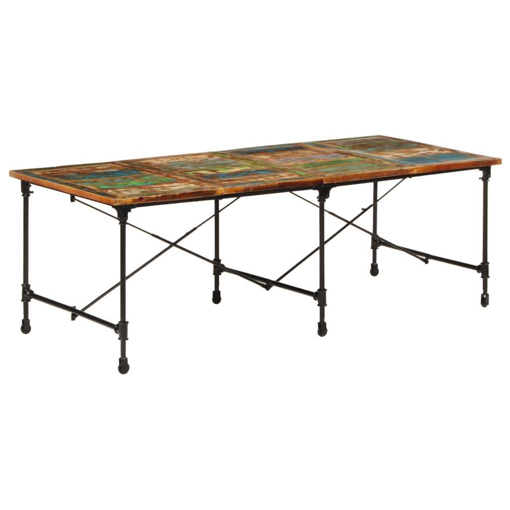 Eettafel 220x90x77 cm massief gerecycled hout is nu te koop bij PeponiXL, paradijselijk wonen!