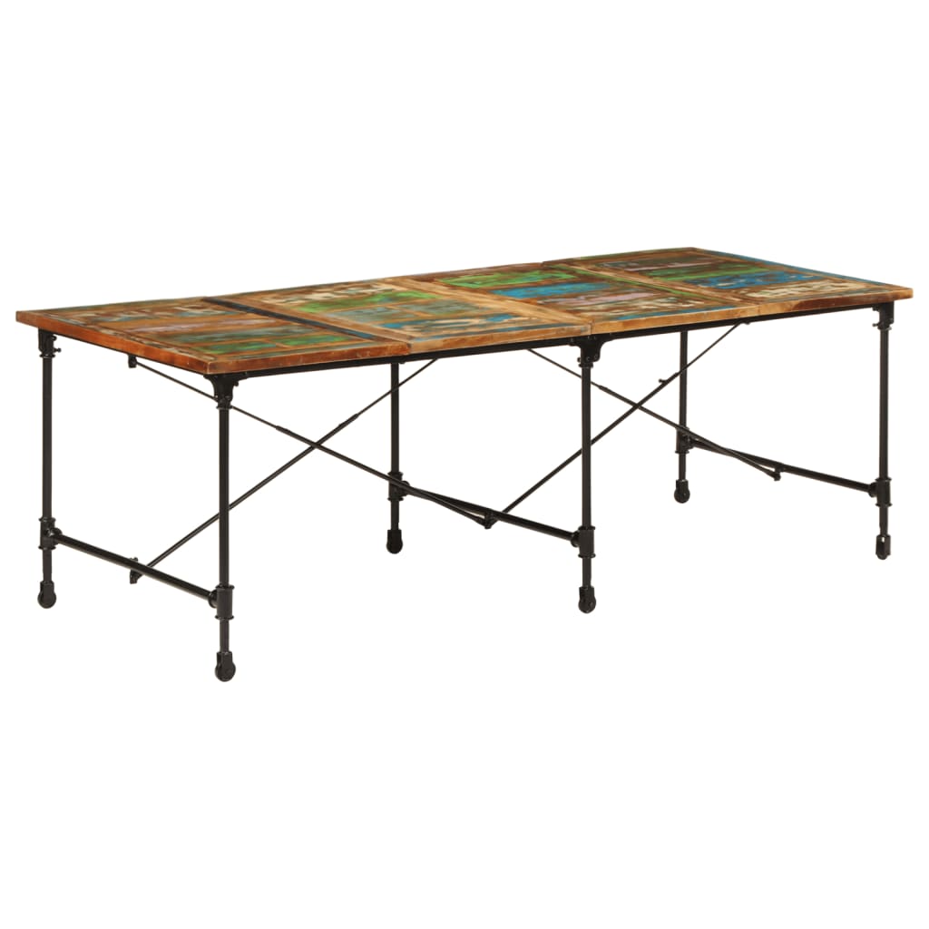 Eettafel 220x90x77 cm massief gerecycled hout is nu te koop bij PeponiXL, paradijselijk wonen!