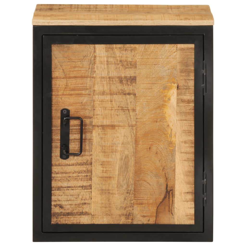 Badkamerkast 40x30x50 cm massief mangohout en ijzer is nu te koop bij PeponiXL, paradijselijk wonen!