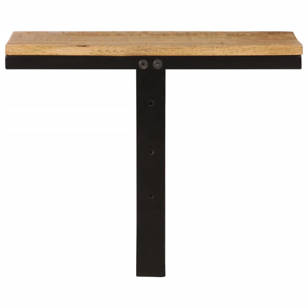 Wandschap 40x30x32 cm massief mangohout en ijzer is nu te koop bij PeponiXL, paradijselijk wonen!
