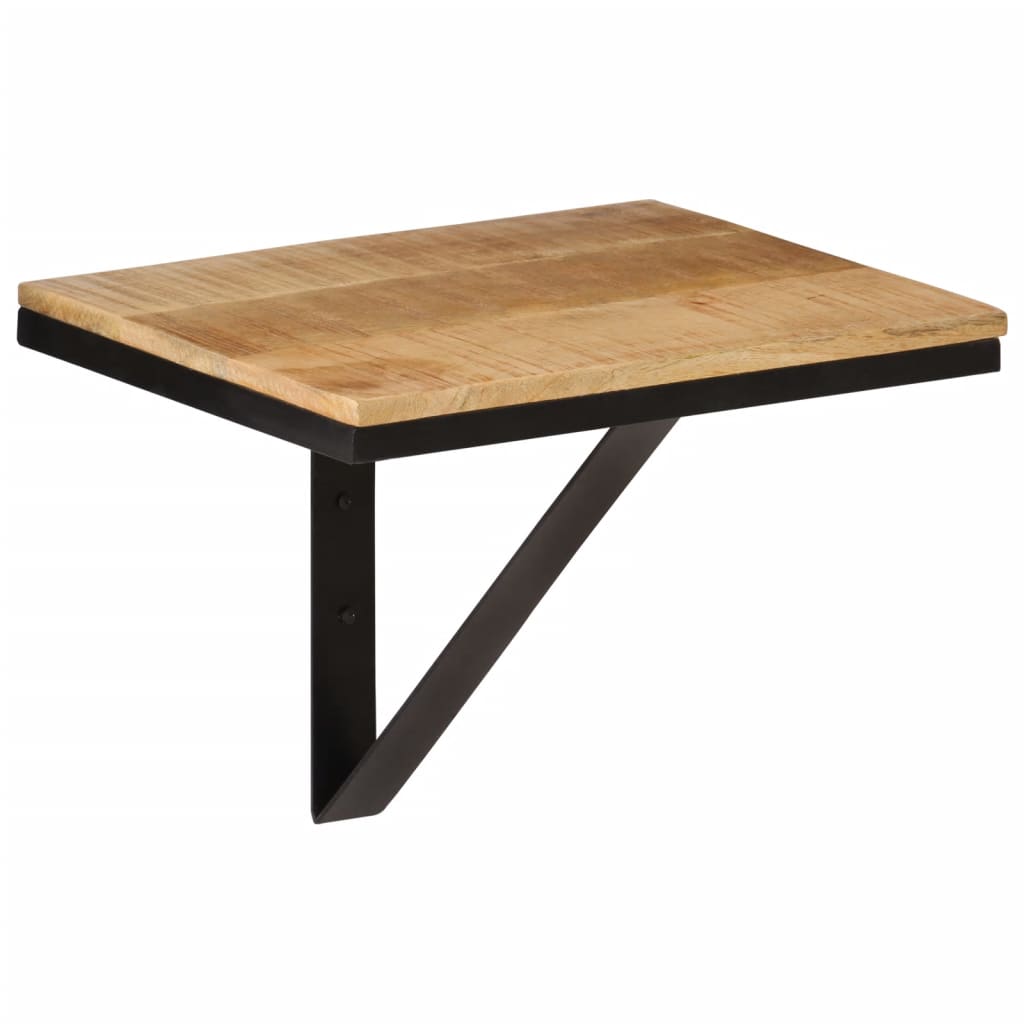 Wandschap 40x30x32 cm massief mangohout en ijzer is nu te koop bij PeponiXL, paradijselijk wonen!