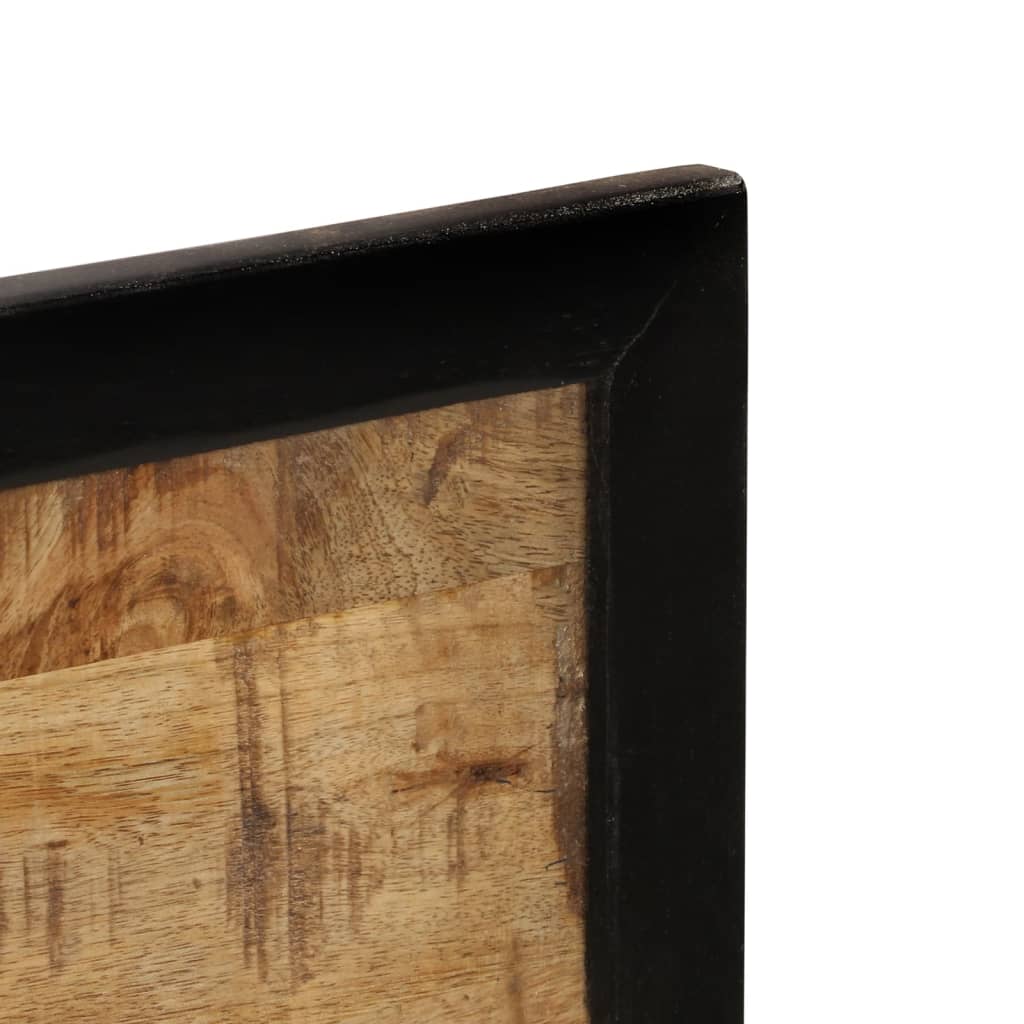 Spiegel met schappen 80x8x55 cm glas en massief mangohout is nu te koop bij PeponiXL, paradijselijk wonen!