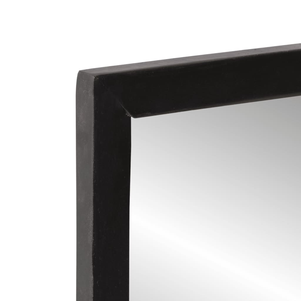 Spiegel met schap 80x8x55 cm glas en massief mangohout is nu te koop bij PeponiXL, paradijselijk wonen!