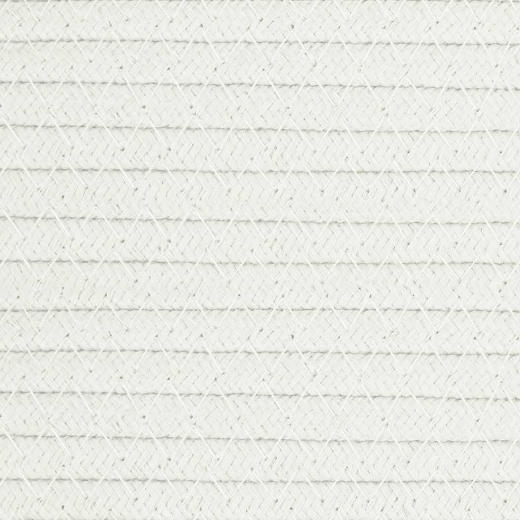 Opbergmand Ø 40x35 cm katoen wit is nu te koop bij PeponiXL, paradijselijk wonen!