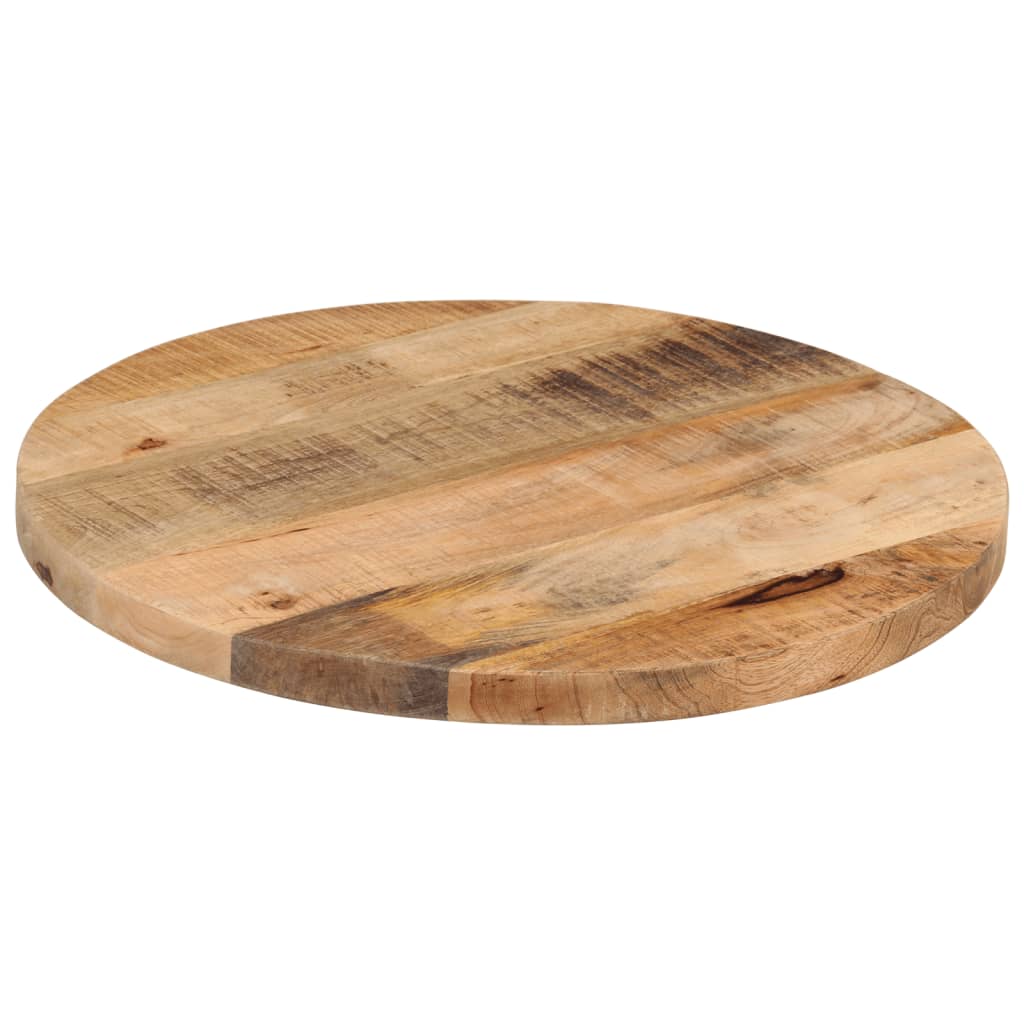 Tafelblad rond Ø 40x1,5 cm massief ruw mangohout is nu te koop bij PeponiXL, paradijselijk wonen!