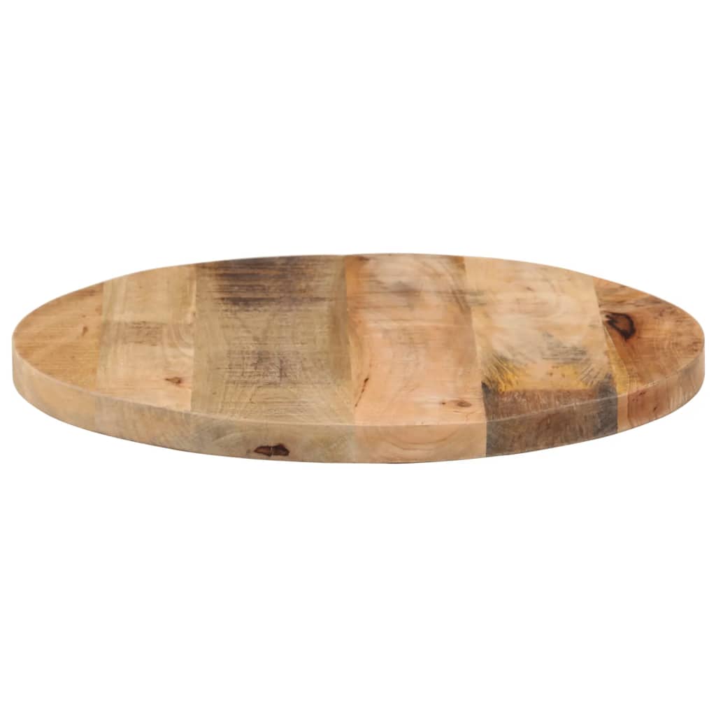 Tafelblad rond Ø 40x1,5 cm massief ruw mangohout is nu te koop bij PeponiXL, paradijselijk wonen!