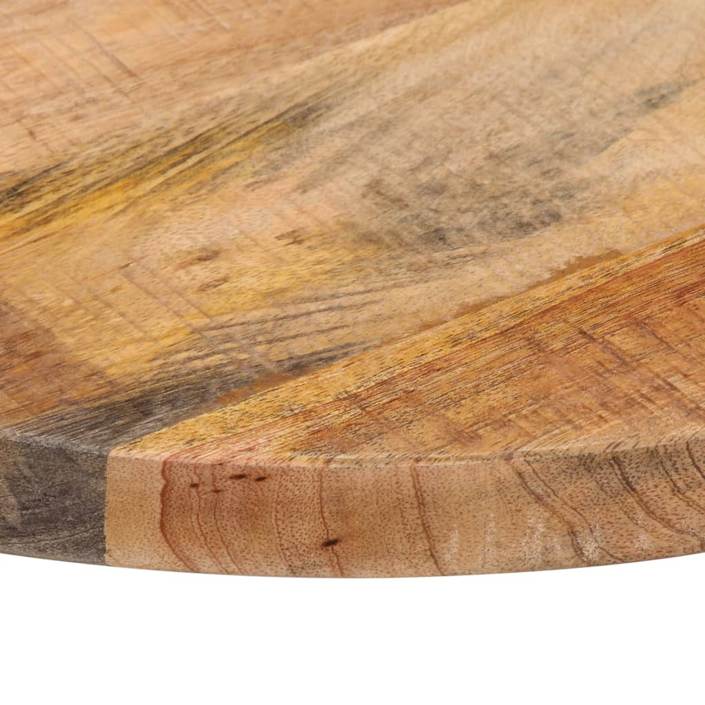 Tafelblad rond Ø 40x1,5 cm massief ruw mangohout is nu te koop bij PeponiXL, paradijselijk wonen!