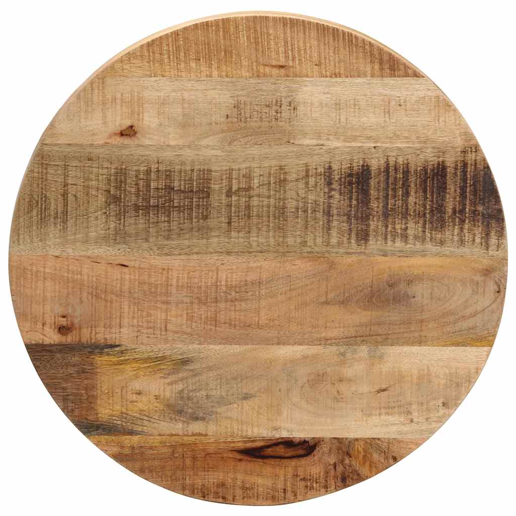 Tafelblad rond Ø 40x2,5 cm massief ruw mangohout is nu te koop bij PeponiXL, paradijselijk wonen!